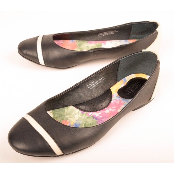 Born Devorah flats Black ivory Size 6.5   B14403 - Picture 3 of 8